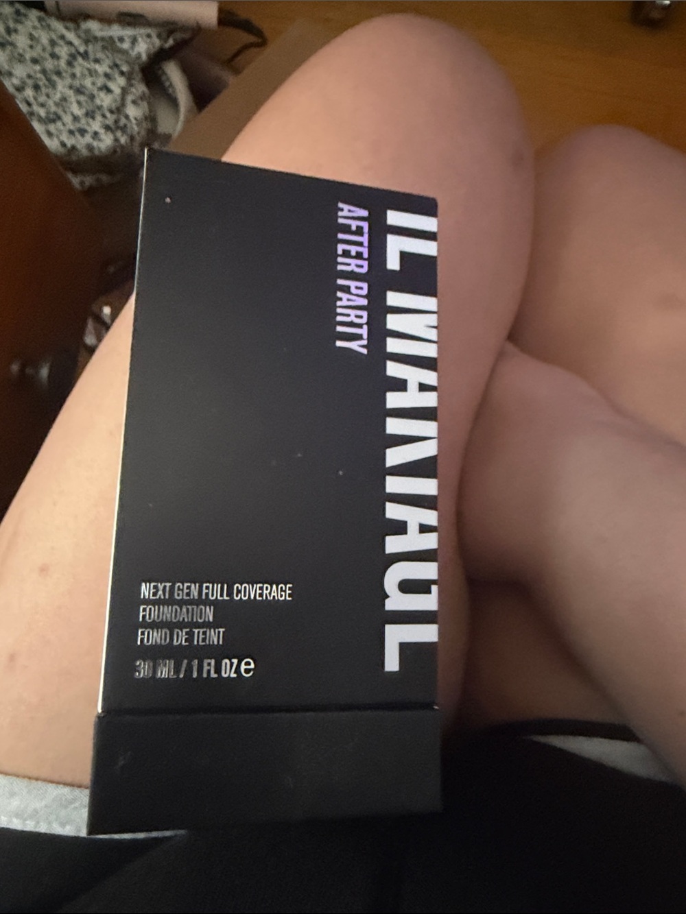IL MAKIAGE After Party Full Coverage Foundation — Black Packaging